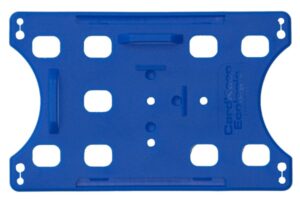 Blue Ecologic open Faced Card Holder- Horizontal