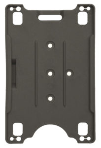 Black CK Excellent Open Faced Badge Holder