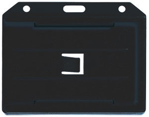 Black dual side multi card holder