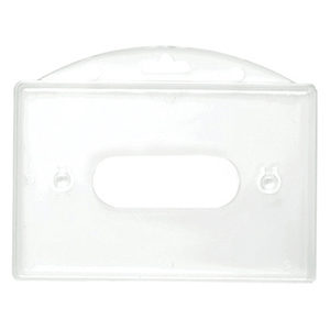 Access Card Dispenser with Frosted Back and Clear Front  Horizontal/Landscape (100Pk) 1840-6055