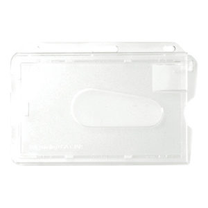 Polycarbonate Access Card Dispenser with Frosted Front and Back Horizontal/Landscape (100Pk)1840-6395