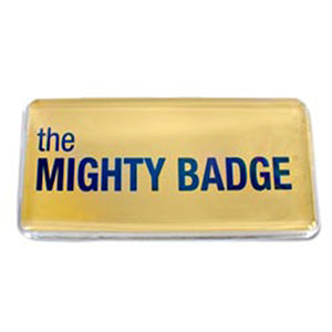 Medium Mighty Badge + (pk 10)