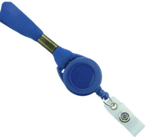 Blue Lanyard/badge reel combo