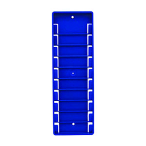 Blue Horizontal Plastic Badge Rack 3905-0155