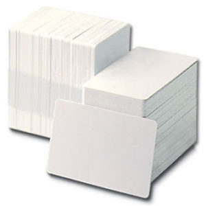 Blank White Self Adhesive Backed Cards (500Pk) C5001