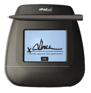 ePad-Ink signature pad