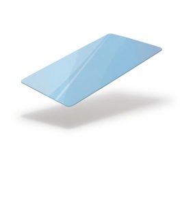 Light blue blank card