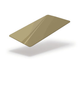 Light gold metallic blank card