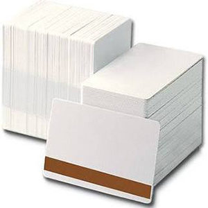 Blank White Lo-Co PVC Cards (500Pk) C4004