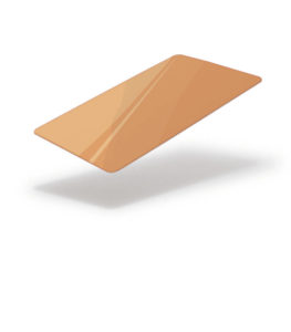 Orange fluorescent blank card