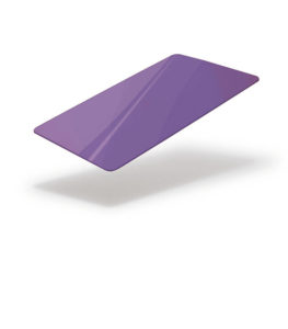 Purple blank card