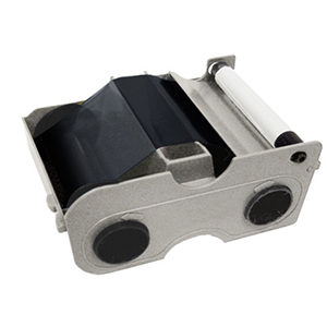 Fargo C50 Black Mono Ribbon with Cleaning Roller (1000 image) 45102