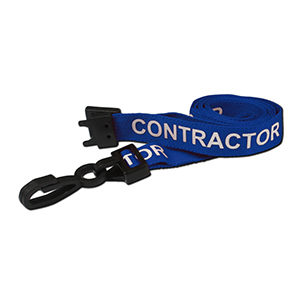"Contrator" Lanyards (100Pk) AC222-CR-RB