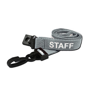 "STAFF" Lanyards (100Pk) AC222-SF-GY