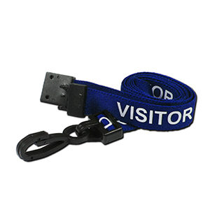"Visitor" Lanyards (100Pk) AC222-VR-RB