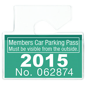 Vehicle ID Holder-Horizontal 100Pk 1840-3650