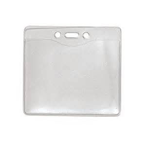 Textured back Vinyl Badge Holder 1815-1400 (100 PK)