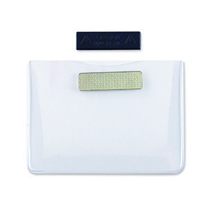 Acetate Badge holder with Magnetic Attachment (100 Pk) 304-MAG